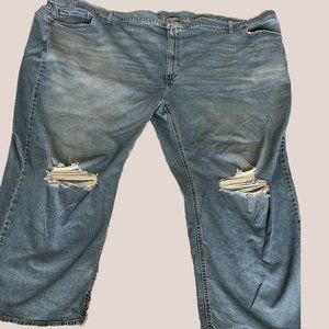 MEN’S BIG & TALL  541™ ATHLETIC TAPER JEANS BY LEVI’S 66 X 30 DISTRESS